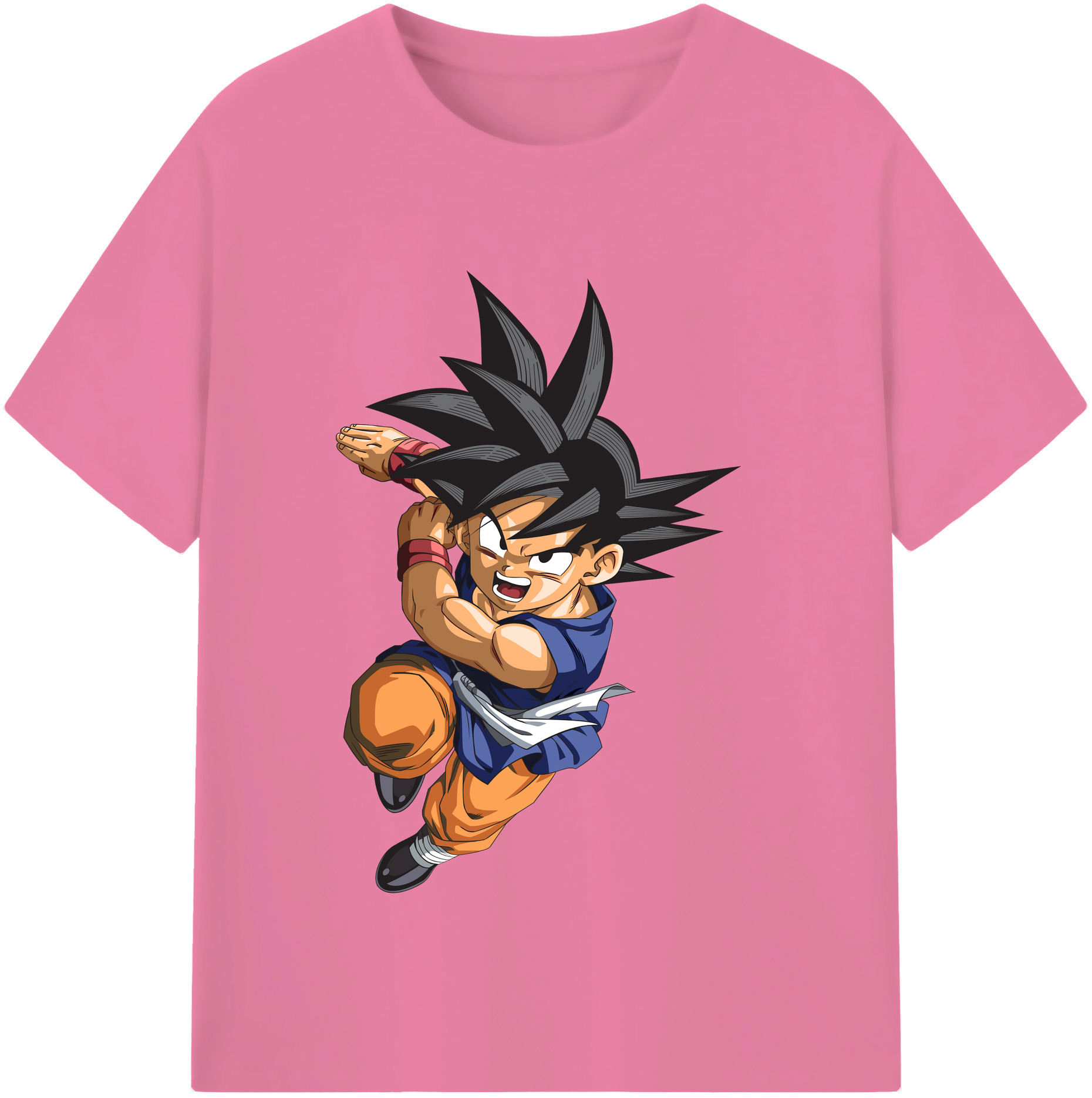 （画像用） ドラゴンボール 孫悟空（そん ごくう）Son Goku カカロット DRAGON BALL Kakarotto 綿100％半袖Tシャツ（フロントプリント）